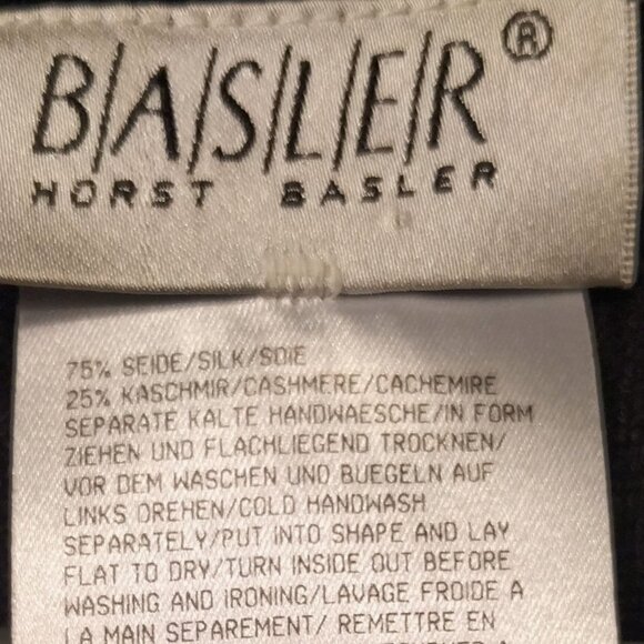 Black BASLER Top 75% Silk 25% Cashmere with Sequin - Picture 4 of 4